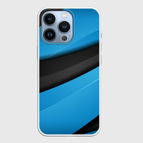 Чехол для iPhone 13 Pro с принтом Blue Sport Style в Санкт-Петербурге,  |  | 3d | 3д | sport | абстракция | линии | паттерн | соты | спортивный стиль | текстуры