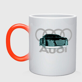 Кружка хамелеон с принтом Audi в Санкт-Петербурге, керамика | меняет цвет при нагревании, емкость 330 мл | audi | auto | sport | авто | автомобили | автомобиль | автомобильные | бренд | внедорожники | легковые | марка | спорт