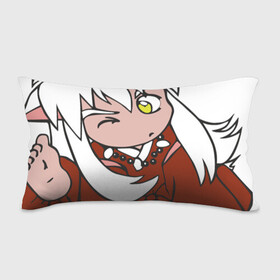 Подушка 3D антистресс с принтом Chibi Inuyasha в Санкт-Петербурге, наволочка — 100% полиэстер, наполнитель — вспененный полистирол | состоит из подушки и наволочки на молнии | anime | chibi | inuyasha | kitsune | youkai | аниме | ёкай | инуяша | кицуне | чиби