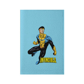 Обложка для паспорта матовая кожа с принтом Invincible Неуязвимый в Санкт-Петербурге, натуральная матовая кожа | размер 19,3 х 13,7 см; прозрачные пластиковые крепления | boy | cartoon | damien darkblood | hero | invincible | superhero | герой | марк грейсон | мультик | мультсериал | непобедимый | неуязвимый | персонаж | супергерой