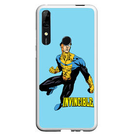 Чехол для Honor P Smart Z с принтом Invincible Неуязвимый в Санкт-Петербурге, Силикон | Область печати: задняя сторона чехла, без боковых панелей | boy | cartoon | damien darkblood | hero | invincible | superhero | герой | марк грейсон | мультик | мультсериал | непобедимый | неуязвимый | персонаж | супергерой