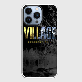 Чехол для iPhone 13 Pro с принтом Resident Evil Village в Санкт-Петербурге,  |  | resident evil | survival horror | village | вилладж | деревня | компьютерная игра | ночь | обитель зла | сухие деревья