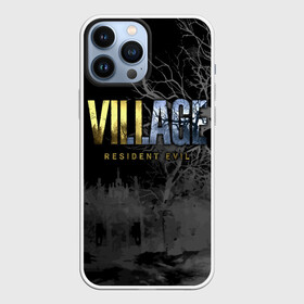 Чехол для iPhone 13 Pro Max с принтом Resident Evil Village в Санкт-Петербурге,  |  | Тематика изображения на принте: resident evil | survival horror | village | вилладж | деревня | компьютерная игра | ночь | обитель зла | сухие деревья