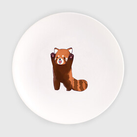 Тарелка с принтом Нападение милой панды в Санкт-Петербурге, фарфор | диаметр - 210 мм
диаметр для нанесения принта - 120 мм | арт | красная панда | красный медвежонок | медведь | медвежонок | панда | рисунок | рыжая панда