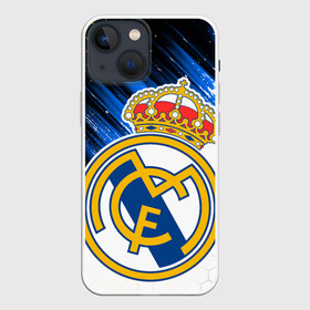 Чехол для iPhone 13 mini с принтом РЕАЛ МАДРИД   НЕОН   NEON в Санкт-Петербурге,  |  | fifa | football | football club. | real madrid | sport | uefa | английская премьер лига | лига финал | матч | реал мадрид | спорт | уефа | финал | фифа | футбол | футбольный клуб