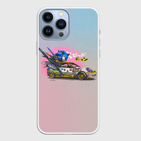 Чехол для iPhone 13 Pro Max с принтом Sonic racer в Санкт-Петербурге,  |  | Тематика изображения на принте: sonic | доктор эггман | ёж | ёж шедоу | ехидна наклз | майлз прауэр | соник | тейлз | эми роуз