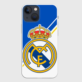 Чехол для iPhone 13 mini с принтом REAL MADRID   РЕАЛ МАДРИД в Санкт-Петербурге,  |  | fifa | football | football club. | real madrid | sport | uefa | английская премьер лига | лига финал | матч | реал мадрид | спорт | уефа | финал | фифа | футбол | футбольный клуб