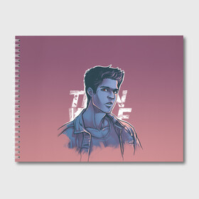 Альбом для рисования с принтом Teen Wolf Scott McCall в Санкт-Петербурге, 100% бумага
 | матовая бумага, плотность 200 мг. | Тематика изображения на принте: alpha | beta | derek | derek hale | omega | scott | scott mccall | serial | stiles | stiles stilinski | teen wolf | wolf | бета | волк | волки | волчонок | дерек | дерек хейл | оборотень | оборотни | ольфа | омега | сериал | скотт | скотт макколл | стайлз