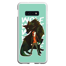 Чехол для Samsung S10E с принтом Wolf в Санкт-Петербурге, Силикон | Область печати: задняя сторона чехла, без боковых панелей | alpha | beta | derek | derek hale | omega | scott | scott mccall | serial | stiles | stiles stilinski | teen wolf | wolf | бета | волк | волки | волчонок | дерек | дерек хейл | оборотень | оборотни | ольфа | омега | сериал | скотт | скотт макколл | стайлз