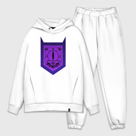 Мужской костюм хлопок OVERSIZE с принтом Babyls Demon School logo в Санкт-Петербурге,  |  | clara | clara valac | hell | iruma | iruma kun | opera | sullivan | suzuki iruma | ад | азазель | валак клара | демон | демоны | добро пожаловать в ад | добро пожаловать в ад ирума | ирума | клара | опера | салливан