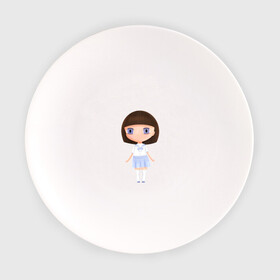 Тарелка с принтом Милая девочка в Санкт-Петербурге, фарфор | диаметр - 210 мм
диаметр для нанесения принта - 120 мм | kawaii | kawaii girl | анимешная девочка | лоли | милая девочка | чиби