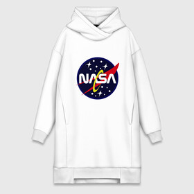 Платье-худи хлопок с принтом Space NASA в Санкт-Петербурге,  |  | mars | moon | nasa | астероид | астронавт | астрономия | вселенная | гагарин | галактика | земля | илон | комета | космонавт | космос | луна | марс | маск | наса | небо | нло | планета | полёт | пришелец | ракета
