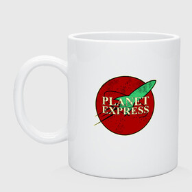 Кружка керамическая с принтом Planet Express в Санкт-Петербурге, керамика | объем — 330 мл, диаметр — 80 мм. Принт наносится на бока кружки, можно сделать два разных изображения | Тематика изображения на принте: mars | moon | nasa | астероид | астронавт | астрономия | вселенная | гагарин | галактика | земля | илон | комета | космонавт | космос | луна | марс | маск | наса | небо | нло | планета | полёт | пришелец | ракета