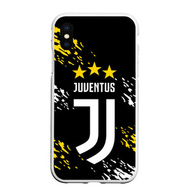 Чехол для iPhone XS Max матовый с принтом JUVENTUS / ЮВЕНТУС / КРАСКА в Санкт-Петербурге, Силикон | Область печати: задняя сторона чехла, без боковых панелей | fifa | football | football club. | juventus football club | sport | uefa | английская премьер лига | лига финал | матч | спорт | уефа | финал | фифа | футбол | футбольный клуб | ювентус