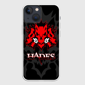 Чехол для iPhone 13 mini с принтом Hades в Санкт-Петербурге,  |  | hades | roguelike | бесконечные круги ада | волк | компьютерная игра | красный | цепь | эмблема