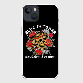 Чехол для iPhone 13 с принтом Blue October в Санкт-Петербурге,  |  | alternative | art | blue october | indie | justin furstenfeld | rock | romantic | texas | печальный октябрь | рок | романтика