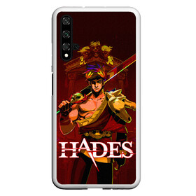 Чехол для Honor 20 с принтом Zagreus Hades в Санкт-Петербурге, Силикон | Область печати: задняя сторона чехла, без боковых панелей | hades | roguelike | zagreus | бесконечные круги ада | загрей | компьютерная игра | мифология | сын аида