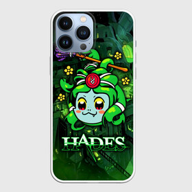 Чехол для iPhone 13 Pro Max с принтом Hades Dusa Gorgon в Санкт-Петербурге,  |  | Тематика изображения на принте: dusa | gorgon | hades | roguelike | бесконечные круги ада | горгона | компьютерная игра | мифология