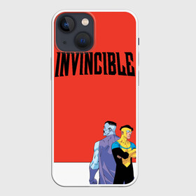 Чехол для iPhone 13 mini с принтом Invincible в Санкт-Петербурге,  |  | allen | invincible | omni man | omniman | superhero | алиен | аллен | инвинсибл | неуязвимый | омнимэн | супергерои