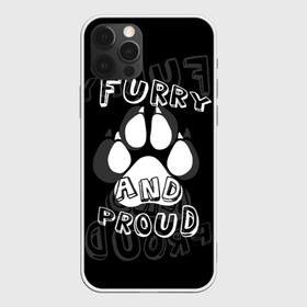 Чехол для iPhone 12 Pro Max с принтом Furry proud в Санкт-Петербурге, Силикон |  | furry | антропоморфные животные | лапа | логотип | отпечаток | пушистый гордый | фурри | эмблема