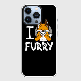 Чехол для iPhone 13 Pro с принтом I love furry в Санкт-Петербурге,  |  | furry | i love furry | антропоморфные животные | лиса | люди животные | фурри | я люблю фурри