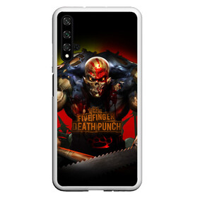 Чехол для Honor 20 с принтом Five Finger Death Punch Skull в Санкт-Петербурге, Силикон | Область печати: задняя сторона чехла, без боковых панелей | album cover | art | butcher | dark art | ffdp | ffdp мерч | five finger death punch merch | five finger death punch мерч | got your six | heavy metal | skull | арт | иллюстрация | мясник | обложка альбома