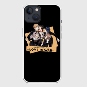 Чехол для iPhone 13 с принтом Kaguya Sama в Санкт-Петербурге,  |  | ahegao | anime | chika | fujiwara | girl | girls | is | kaguya | love | sama | senpai | waifu | war | аниме | ахегао | в | вайфу | войне | госпожа | девушка | кагуя | как | любви | манга | на | семпай | сенпай | тян | тяночка | чика