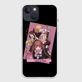 Чехол для iPhone 13 с принтом Kaguya Sama | Госпожа Кагуя в Санкт-Петербурге,  |  | ahegao | anime | chika | fujiwara | girl | girls | is | kaguya | love | sama | senpai | waifu | war | аниме | ахегао | в | вайфу | войне | госпожа | девушка | кагуя | как | любви | манга | на | семпай | сенпай | тян | тяночка | чика