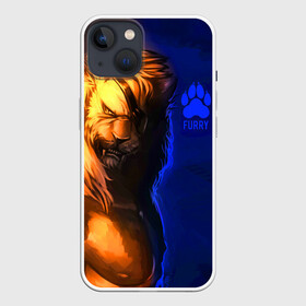 Чехол для iPhone 13 с принтом Furry lion в Санкт-Петербурге,  |  | furry | lion | антропоморфные животные | лев | люди животные | разбойник | фурри | фурри фэндом