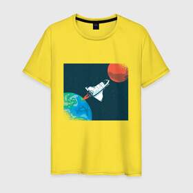 Мужская футболка хлопок с принтом Маск SpaceX миссия на марс в Санкт-Петербурге, 100% хлопок | прямой крой, круглый вырез горловины, длина до линии бедер, слегка спущенное плечо. | earth | elon musk | mars | nasa | red planet | roscosmos | space | space shuttle | star | stars | астронавт | илон маск | класная планета | космический пейзаж | космонавт | летит на марс | наса | планета земля | роскосмос | спейс экс | спейс
