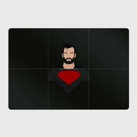 Магнитный плакат 3Х2 с принтом Кал Эл в Санкт-Петербурге, Полимерный материал с магнитным слоем | 6 деталей размером 9*9 см | dc comics | superman | кларк кент | лига справедливости | супермен