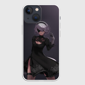 Чехол для iPhone 13 mini с принтом nier в Санкт-Петербурге,  |  | 2b | ahegao | anime | girl | nier automata | replicant | waifu | аниме | ахегао | нир автомата | отаку | охегао | тян | тяночка