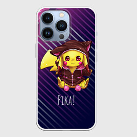 Чехол для iPhone 13 Pro с принтом Пикачу в костюме в Санкт-Петербурге,  |  | anime | picachu | pikachu | аниме | милый | пика | пикачу | покебол | покемон