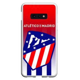 Чехол для Samsung S10E с принтом ATLETICO DE MADRID АТЛЕТИКО в Санкт-Петербурге, Силикон | Область печати: задняя сторона чехла, без боковых панелей | atletico madrid | fifa | football | football club. | sport | uefa | английская премьер лига | атлетико мадрид | лига финал | матч | спорт | уефа | финал | фифа | футбол | футбольный клуб