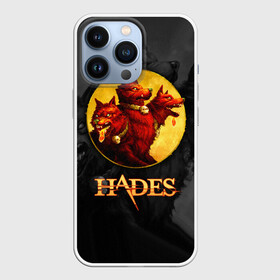 Чехол для iPhone 13 Pro с принтом Hades wolf в Санкт-Петербурге,  |  | hades | roguelike | бесконечные круги ада | волк | компьютерная игра | красный | трехглавый