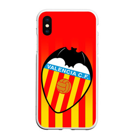 Чехол для iPhone XS Max матовый с принтом FC VALENCIA ФК ВАЛЕНСИЯ в Санкт-Петербурге, Силикон | Область печати: задняя сторона чехла, без боковых панелей | fc valencia | fifa | football | football club. | sport | uefa | английская премьер лига | лига финал | матч | спорт | уефа | финал | фифа | фк валенсия | футбол | футбольный клуб