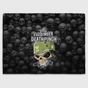 Плед 3D с принтом Five Finger Death Punch 5FDP (Z) в Санкт-Петербурге, 100% полиэстер | закругленные углы, все края обработаны. Ткань не мнется и не растягивается | 5fdp | 5фдп | ffdp | five finger death punch | ivan moody | living the dream | zoltan bathory | альтернатива | грув метал | золтан батори | музыка | ню метал | рок | хард рок