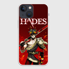 Чехол для iPhone 13 mini с принтом Hades Zagrei в Санкт-Петербурге,  |  | dionysus | hades | roguelike | zagrei | бесконечные круги ада | дионис | загрей | компьютерная игра | мифология