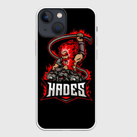 Чехол для iPhone 13 mini с принтом Hades в Санкт-Петербурге,  |  | hades | roguelike | аид | бесконечные круги ада | бог подземного мира | волк | компьютерная игра | мифология | трехглавый