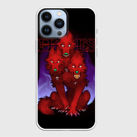 Чехол для iPhone 13 Pro Max с принтом Hades wolf в Санкт-Петербурге,  |  | hades | roguelike | бесконечные круги ада | волк | компьютерная игра | красный | трехглавый