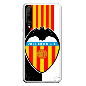 Чехол для Honor P30 с принтом FC VALENCIA ФК ВАЛЕНСИЯ в Санкт-Петербурге, Силикон | Область печати: задняя сторона чехла, без боковых панелей | fc valencia | fifa | football | football club. | sport | uefa | английская премьер лига | лига финал | матч | спорт | уефа | финал | фифа | фк валенсия | футбол | футбольный клуб