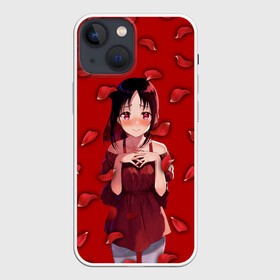 Чехол для iPhone 13 mini с принтом Госпожа Кагуя в Санкт-Петербурге,  |  | anime girl | baby | kaguya | kaguya sama | kaguya sama: love is war | kawaii | love | rose | госпожа кагуя в любви как на войне | девочка | девушка | кавайный | кагуя | кагуя шиномия | лепестки роз | любовь | милые | персонажи аниме | розы 