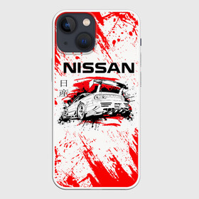 Чехол для iPhone 13 mini с принтом Nissan в Санкт-Петербурге,  |  | auto | drift | nissan | sport | авто | автомобили | автомобиль | автомобильные | бренд | внедорожники | дрифт | легковые | марка | спорт