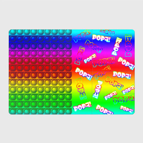 Магнитный плакат 3Х2 с принтом POP it! в Санкт-Петербурге, Полимерный материал с магнитным слоем | 6 деталей размером 9*9 см | pop it | rainbow | simple dimple | toy | игрушка | поп ит | радуга | симпл димпл
