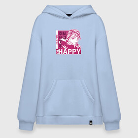 Худи SuperOversize хлопок с принтом Happy Sad Anime Girl Kanji в Санкт-Петербурге, 70% хлопок, 30% полиэстер, мягкий начес внутри | карман-кенгуру, эластичная резинка на манжетах и по нижней кромке, двухслойный капюшон
 | Тематика изображения на принте: anime | chibi | cute | girls | happiness | im happy | japan | japanese | kawaii | manga | waifu | анимешник | анимешница | грусть | девочки | девушки | иероглифы | кандзи | лица | манга | настроение | рисунок в стиле аниме | счастье | типичная 