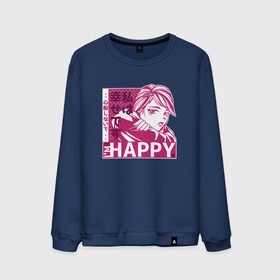 Мужской свитшот хлопок с принтом Happy Sad Anime Girl Kanji в Санкт-Петербурге, 100% хлопок |  | anime | chibi | cute | girls | happiness | im happy | japan | japanese | kawaii | manga | waifu | анимешник | анимешница | грусть | девочки | девушки | иероглифы | кандзи | лица | манга | настроение | рисунок в стиле аниме | счастье | типичная 