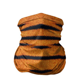 Бандана-труба 3D с принтом Тигровый Раскрас в Санкт-Петербурге, 100% полиэстер, ткань с особыми свойствами — Activecool | плотность 150‒180 г/м2; хорошо тянется, но сохраняет форму | animal | skin | tiger | раскрас | тигровый