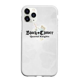 Чехол для iPhone 11 Pro Max матовый с принтом Чёрный клевер Quartet Knights в Санкт-Петербурге, Силикон |  | asta | black bulls | black clover | quartet knights | yuno | акума | аниме | аста | блэк кловер | буракку куро:ба | демон | королевство клевера | король магов | лихт | магна | манга | пятилистник | черный бык | чёрный клев