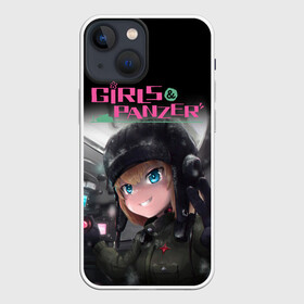 Чехол для iPhone 13 mini с принтом Девушки и танки | Girls und Panzer (Z) в Санкт-Петербурге,  |  | anime | girls und panzer | panzer | аниме | анцио | гарудзу андо панца | девушки и танки | куромориминэ | манго | оараи | пик чёрного леса | сандерс | спокон