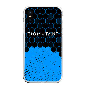 Чехол для iPhone XS Max матовый с принтом Biomutant - Hexagon в Санкт-Петербурге, Силикон | Область печати: задняя сторона чехла, без боковых панелей | bio | biomutant | game | games | mutant | био | биомутант | игра | игры | мутант | соты